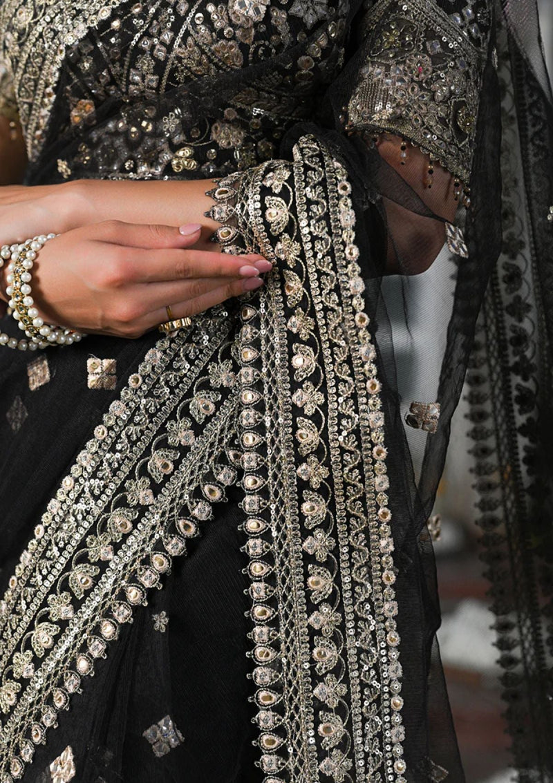 Handmade Gotta Embroidered Saree 005B