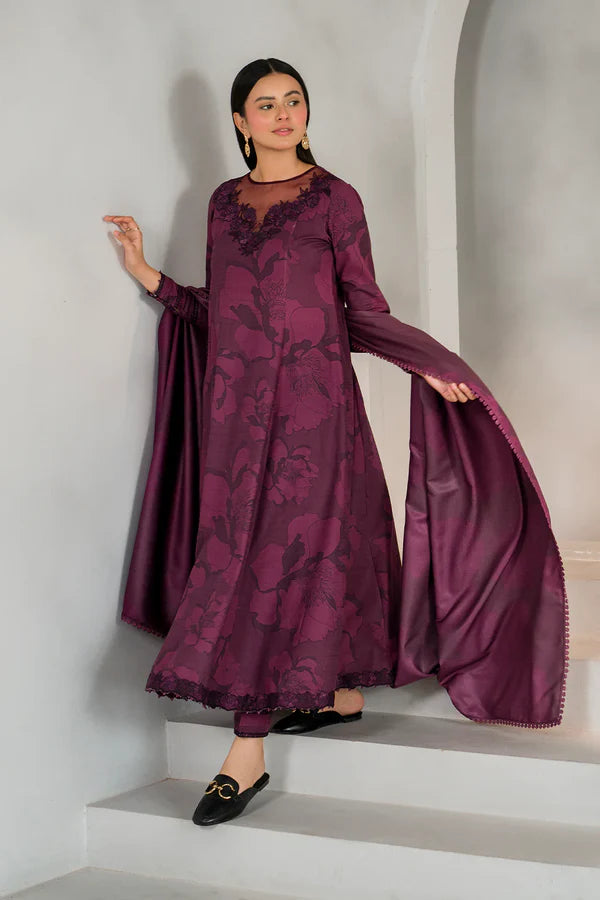 Luxury Embroidered Lawn Unstitched Collection 006R