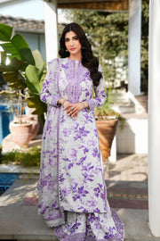 Luxury Lawn Embroidered 3 Piece Unstitched 015P