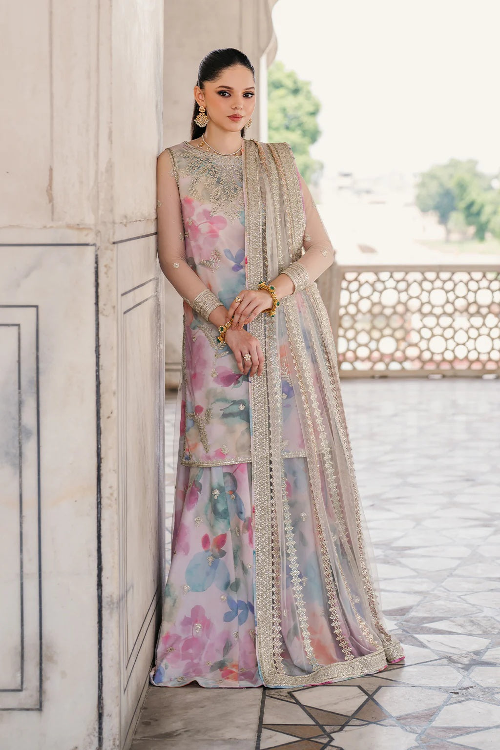 Luxury Lawn Embroidered Unstitched 014P