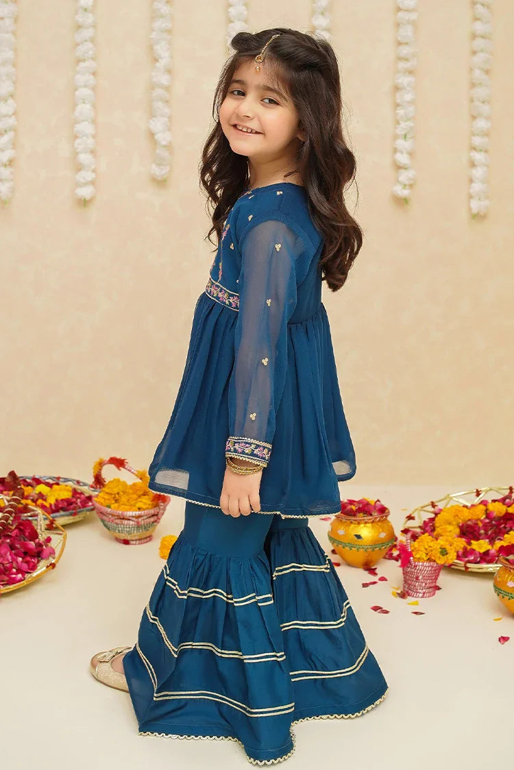 Toddlers 3 Piece Chiffon Suit -
