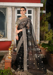 Handmade Gotta Embroidered Saree 005B