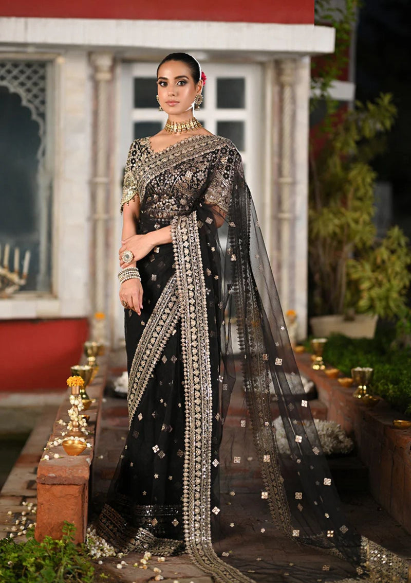 Handmade Gotta Embroidered Saree 005B