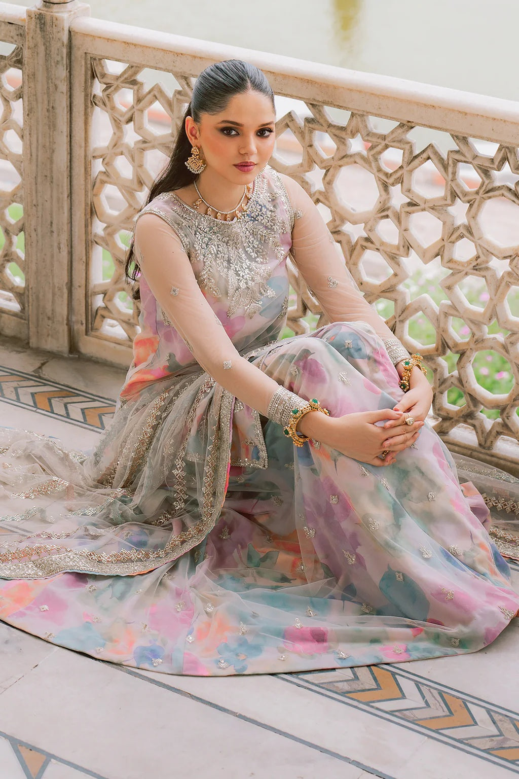 Luxury Lawn Embroidered Unstitched 014P