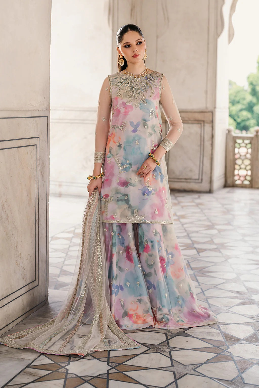 Luxury Lawn Embroidered Unstitched 014P