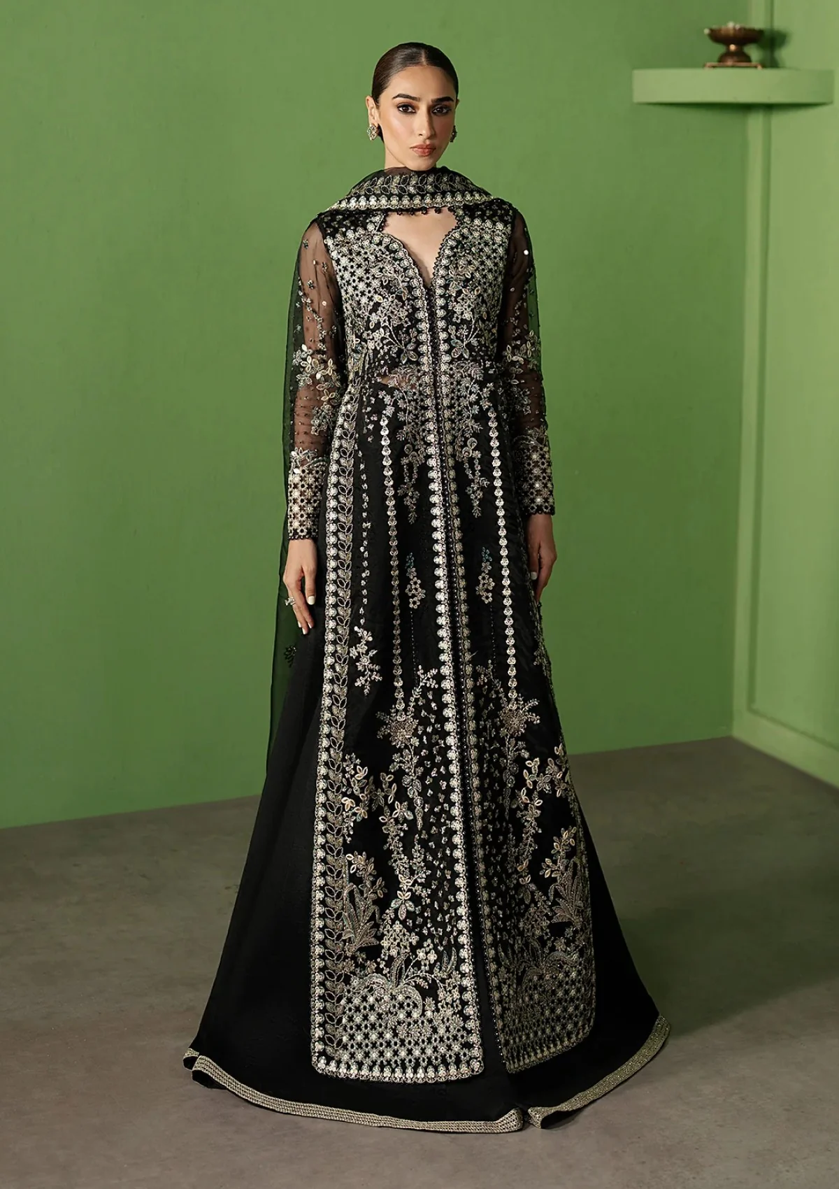 UnStitched partywear/wedding dress 016B