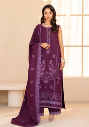 Winter wool Luxury’s embroidered 3pcs 006