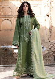 Winter wool Luxury’s embroidered 3pcs 005