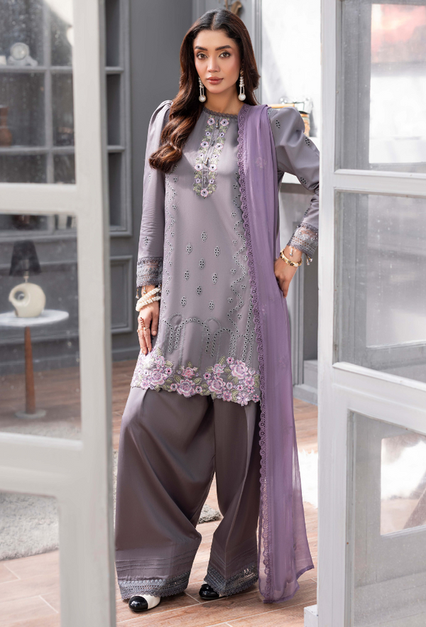 Luxury Embroidered unstitched 0012B