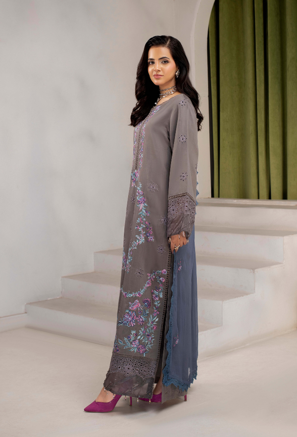 Luxury Embroidered unstitched 011R