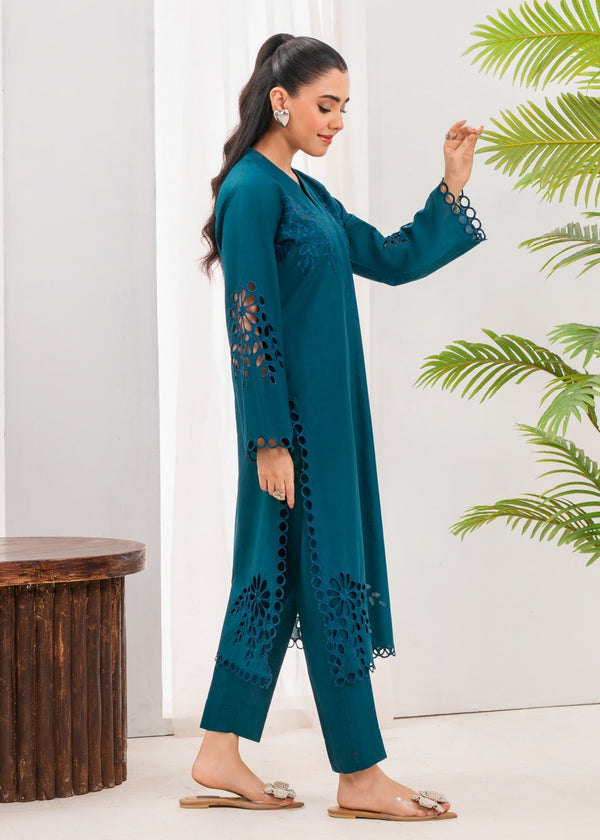 2Pc lawn Embroidered set for Women |2-Piece Outfit UAE