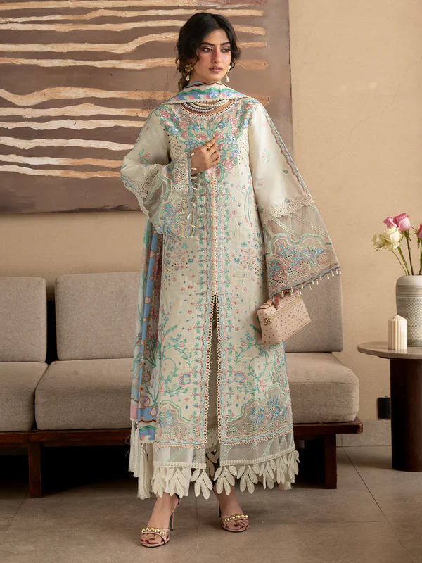 Luxury lawn Eid unstitched collection 013w