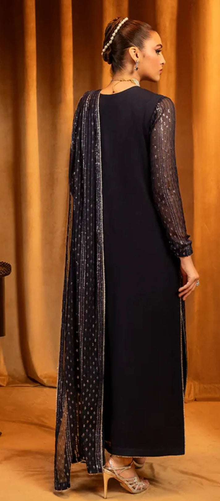 Stitched partywear/wedding dress - LadiesKurtasuae 