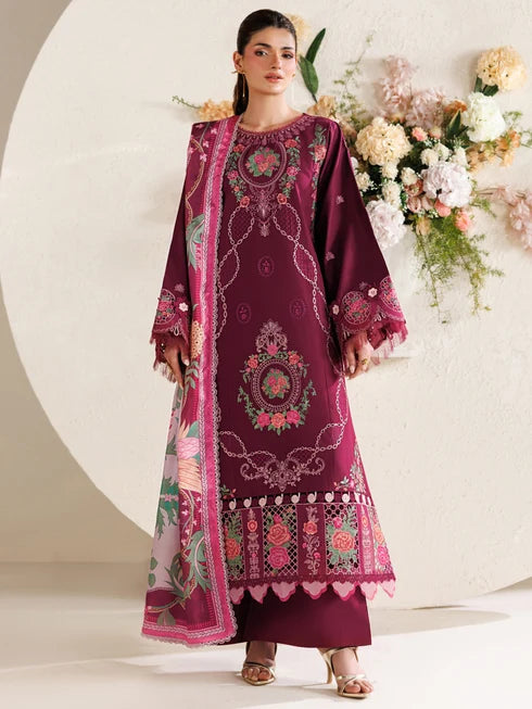 Luxury lawn Eid unstitched collection L008