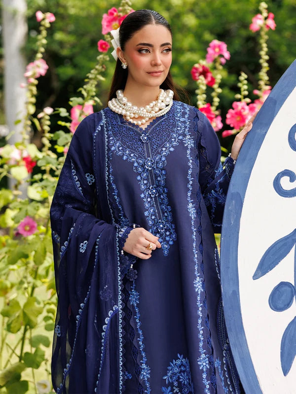 Luxury lawn Eid unstitched collection l002