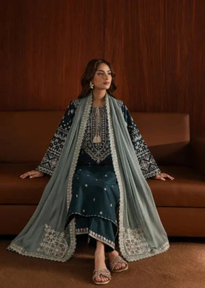 Embroidered - Cotton Lawn - 3pcs 011B