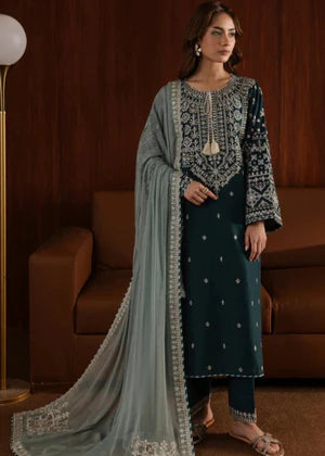 Embroidered - Cotton Lawn - 3pcs 011B