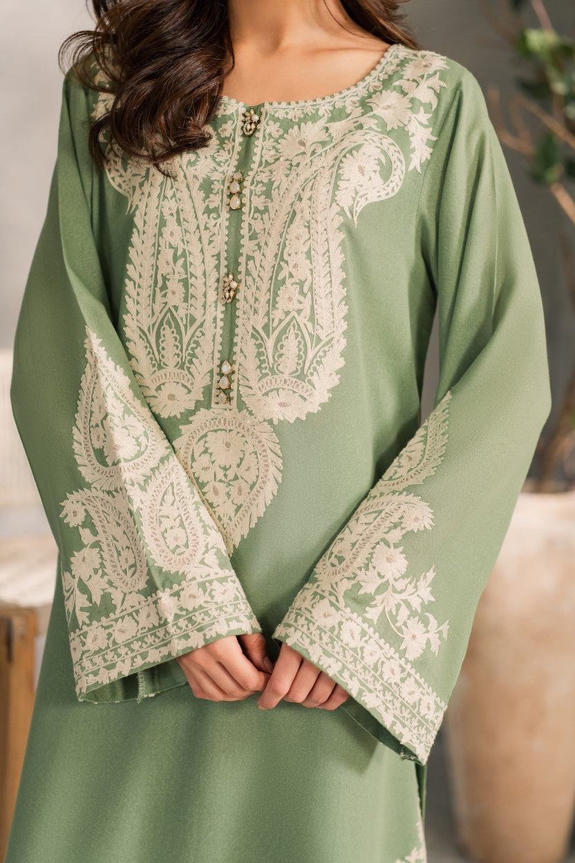 Sage Green summer Embroidered 3PC Suit for Women | Premium Eastern Wear