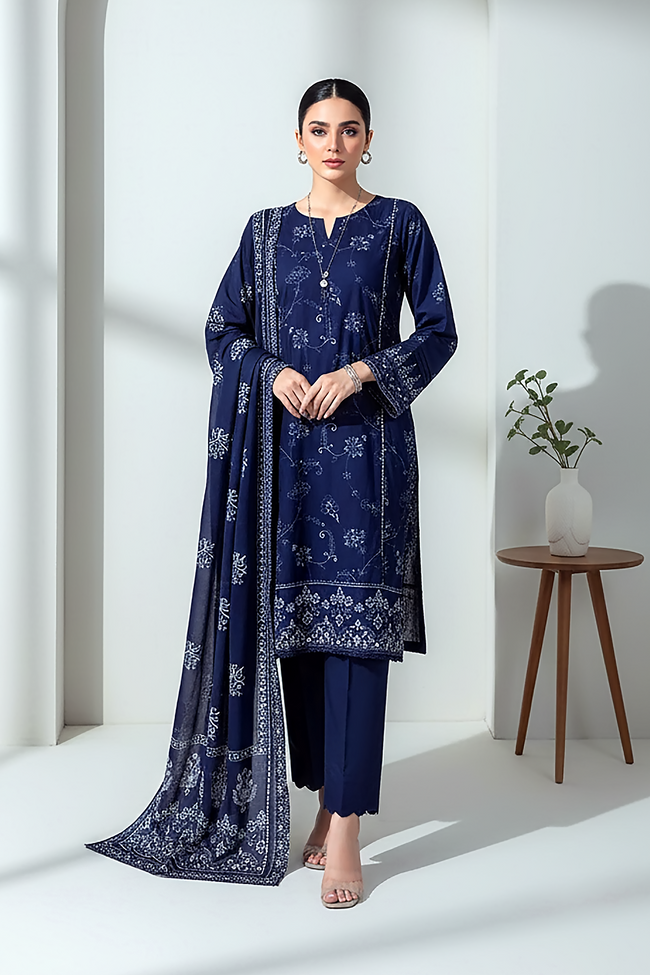 Printed marina 3 prices Unstitched 008B